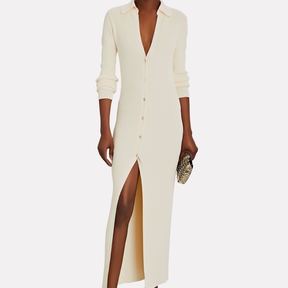 NWT GAUGE81 ribbed knit Ruby dress in ivory - Picture 3 of 8